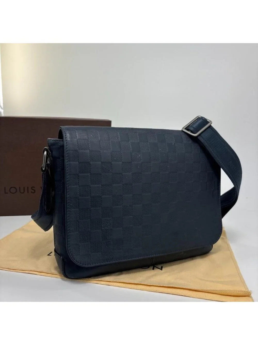 Louis Vuitton Super Damier Infini District PM Shoulder
